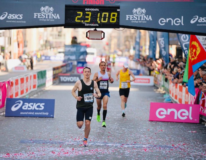 Mens Sana, Runners: James Thompson conquista la 25esima posizione alla Maratona di Milano