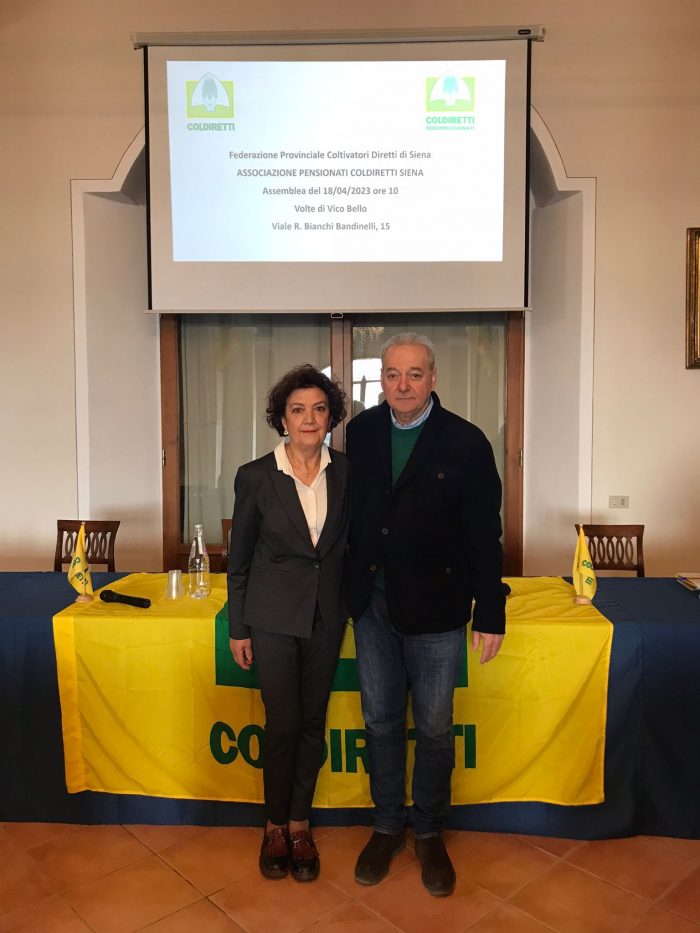 Associazione Pensionati Coldiretti Siena, la nuova presidente &egrave; Maria Stella Campagna