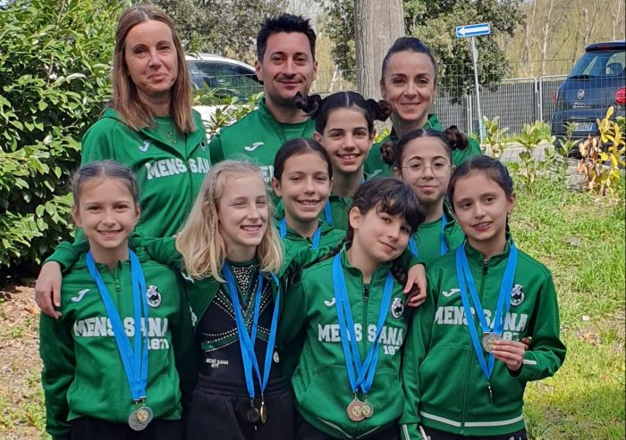 Mens Sana, Ginnastica Artistica: pioggia di medaglie per le giovanissime biancoverdi al campionato regionale Silver Gaf Individuale
