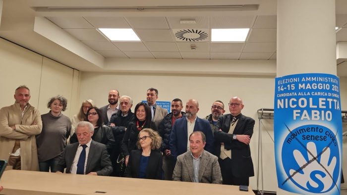 Il Movimento Civico Senese a sostegno di Nicoletta Fabio con una propria lista