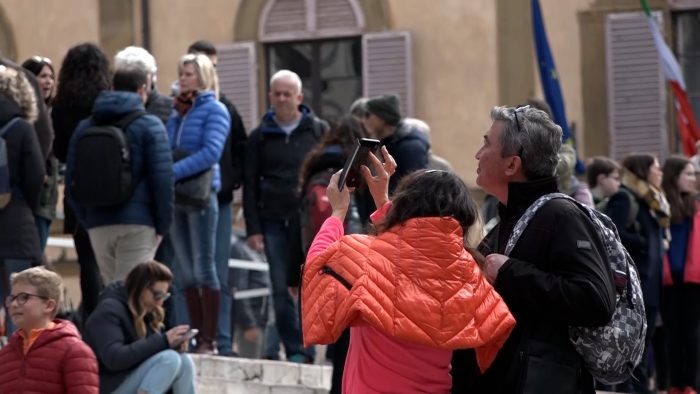 Siena presa d'assalto dai turisti per il ponte di Pasqua