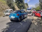 Siena: auto e furgone si scontrano in Strada Massetana, due feriti