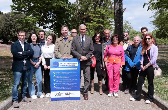 Verso le amministrative: Castagnini e De Mossi firmano il "Patto per Siena Libera e Forte"