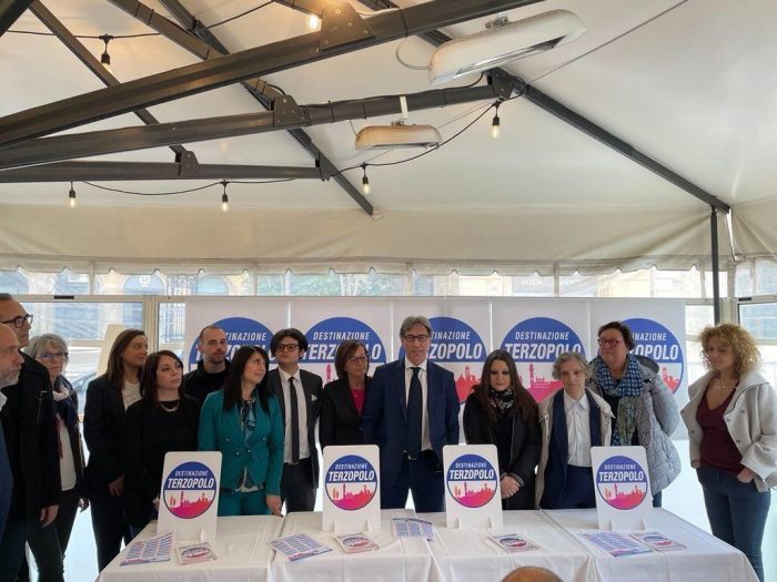 Elezioni amministrative Siena, presentate le candidature della lista Destinazione Terzo Polo a sostegno di Castagnini