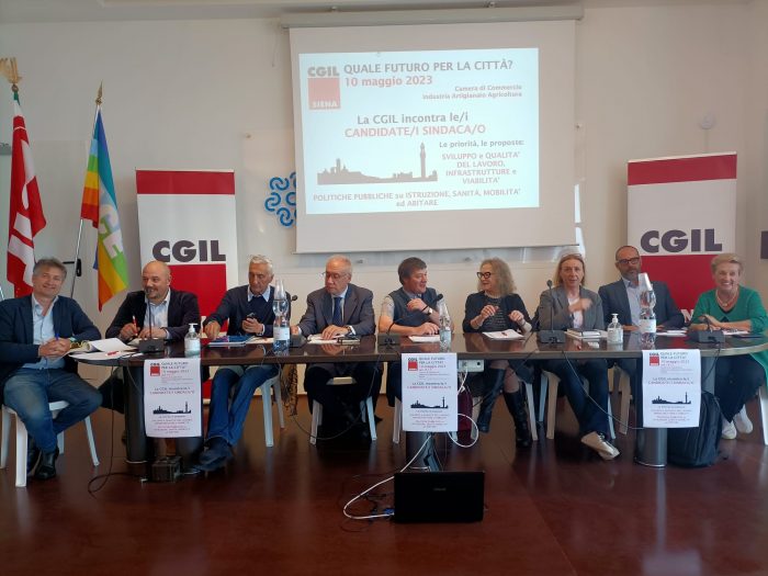 Siena: la Cgil incalza i candidati sindaco. Seggiani: "La città ha tanti bisogni da affrontare insieme"