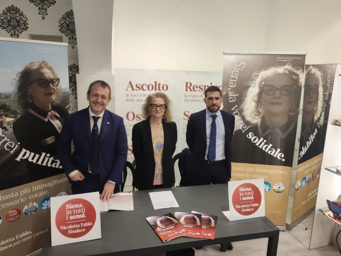 Amministrative Siena: "Quando ha sentito che la 'patria' chiamava, Nicoletta Fabio &egrave; scesa in campo"