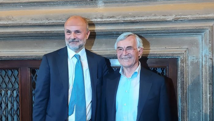 Il ministro della sanit&agrave; Schillaci a Siena: "Biotecnopolo, a breve definizione completa cda"