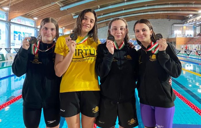 Nuoto: Viola Petrini vince il primo titolo italiano assoluto di Lifesaving nella storia della Virtus Buonconvento