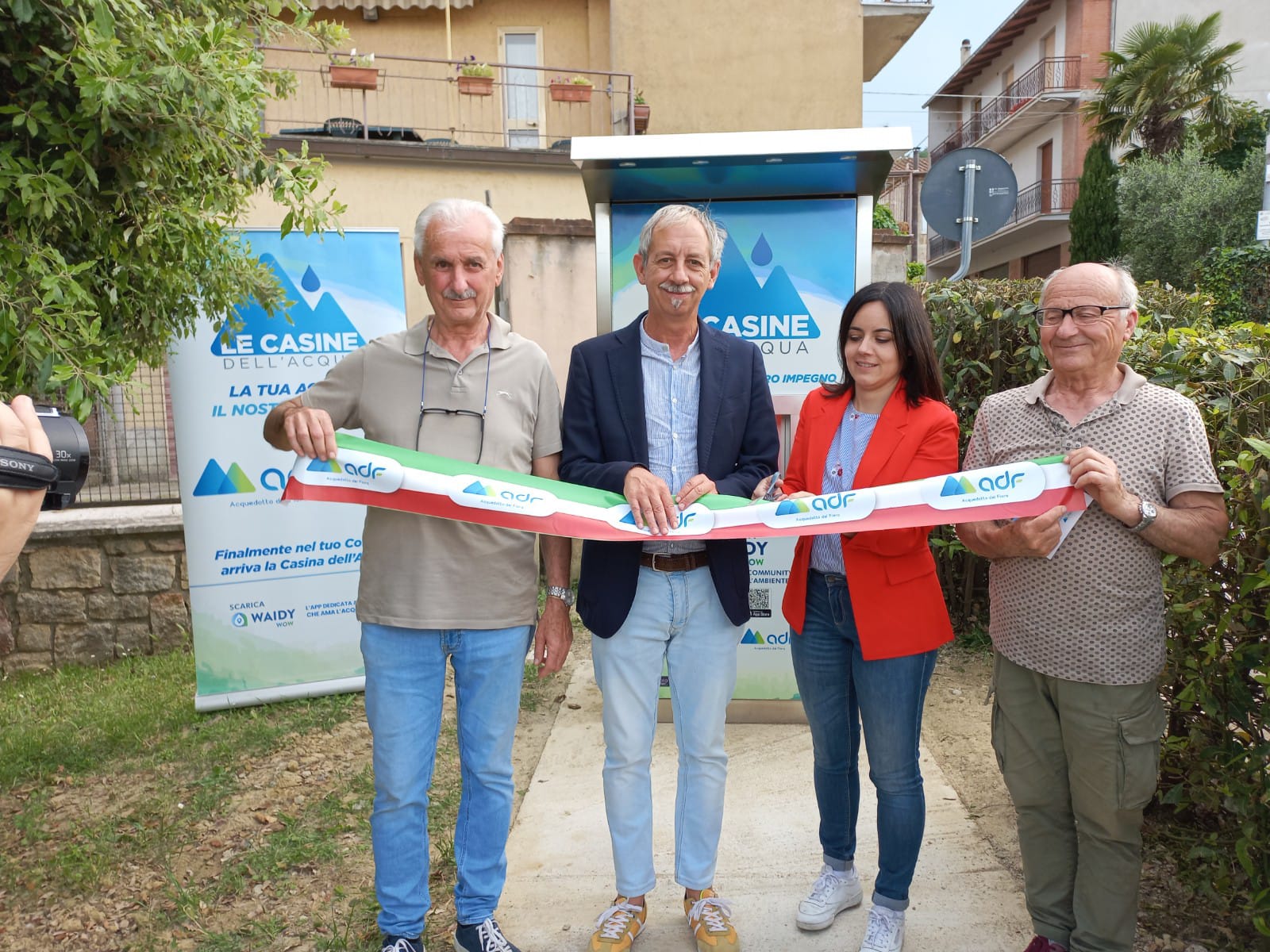 AdF, inaugurata la casina dell’acqua a San Casciano dei Bagni