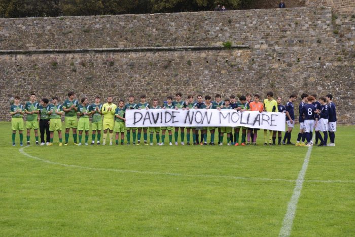 "Forza Davide, tutta Montalcino ti &egrave; vicina", il messaggio degli juniores ilcinesi al 18enne infortunato