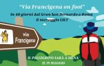 "Via Francigena on foot", il testimonial fa tappa alla Lilt di Siena