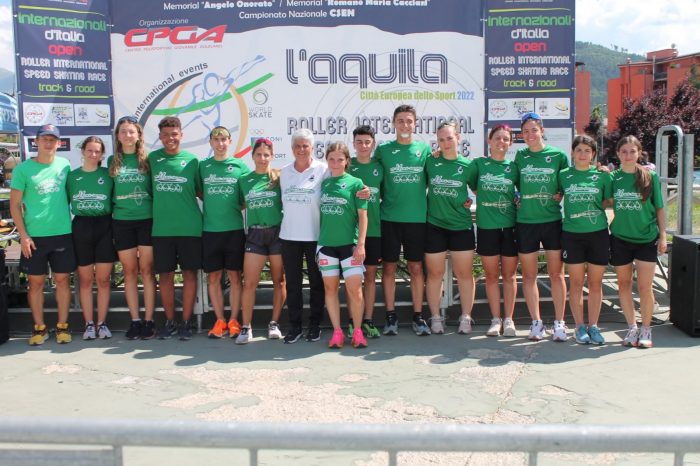 Mens Sana, Pattinaggio Corsa: i biancoverdi conquistano l'oro al Campionato Italiano Maratona