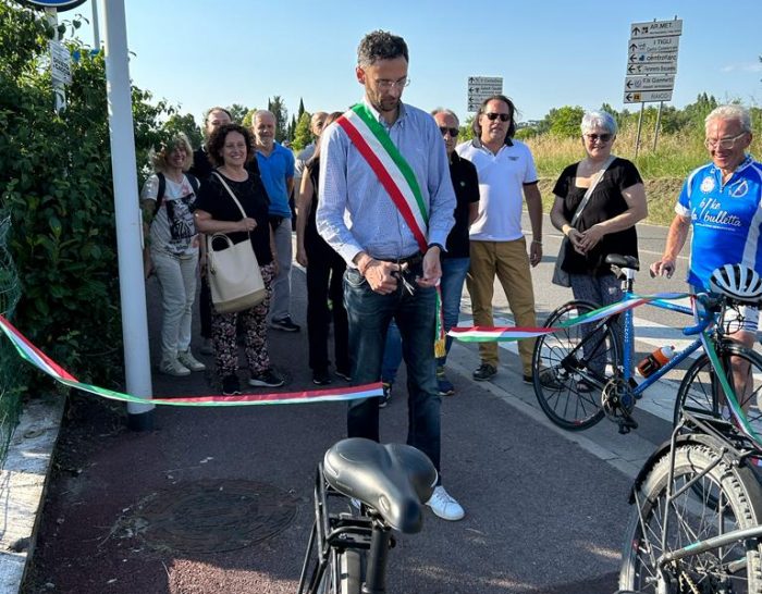 Monteroni: inaugurato nuovo tratto della pista ciclo-pedonale verso Lucignano d'Arbia