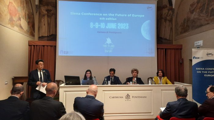 &Egrave; iniziata la IV edizione della Conferenza di Siena sul futuro dell'Europa