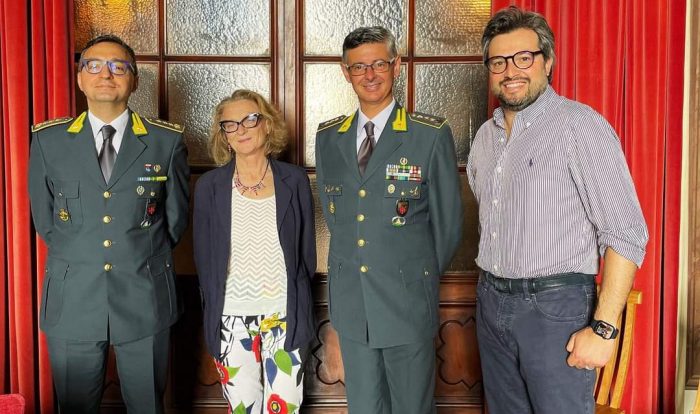 Gdf Siena, in Comune il saluto al comandante Marra e il benvenuto al successore Sorbello