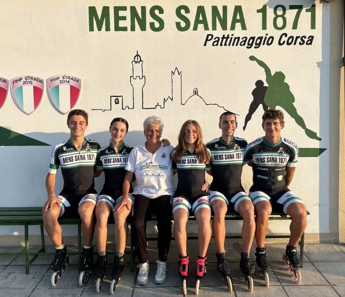 Mens Sana, Pattinaggio Corsa: cinque atleti in body azzurro per i prossimi Campionati Europei