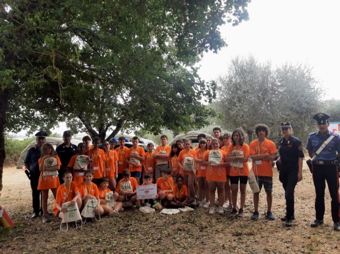 I ragazzi di Murlo e di Monteroni D&rsquo;Arbia a lezione con i Carabinieri Forestali