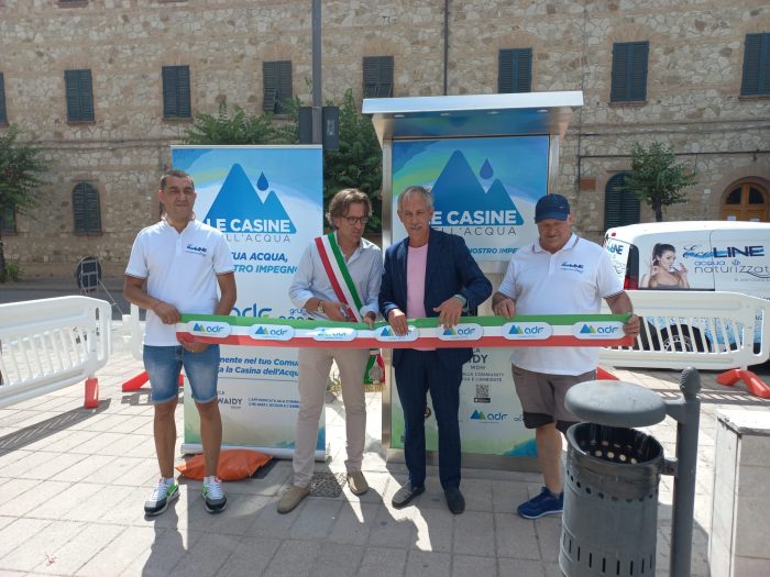 Inaugurata la nuova casina dell'acqua a Buonconvento