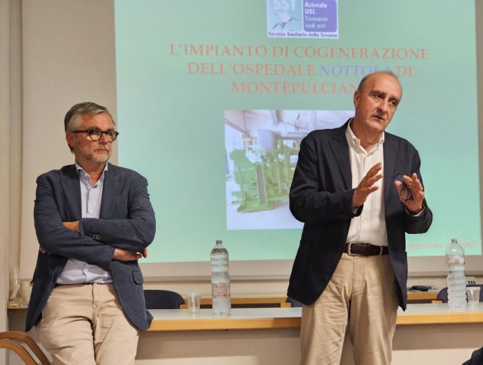 Ospedale di Nottola, inaugurato il cogeneratore