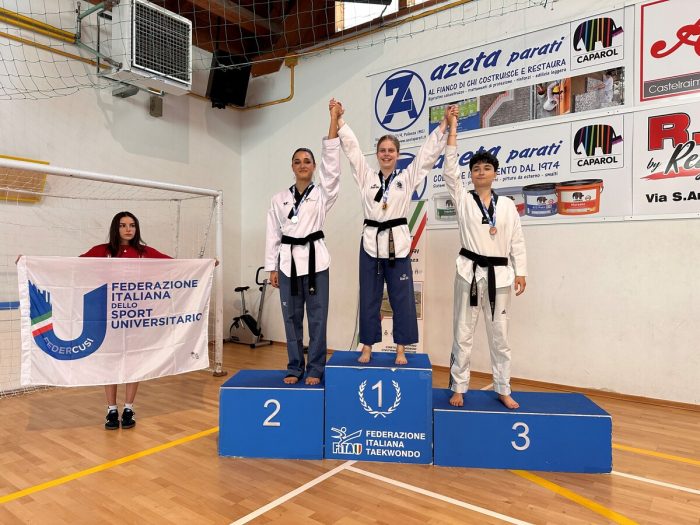 Taekwondo: medaglia d'oro per il Cus Siena ai campionati nazionali universitari 2023