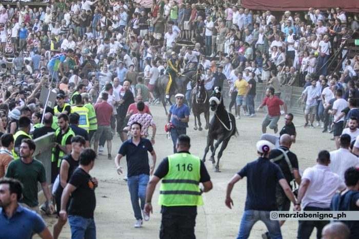 Palio, Carlo Sanna detto Brigante si gode la vittoria dalle Scotte: ecco le sue prime parole