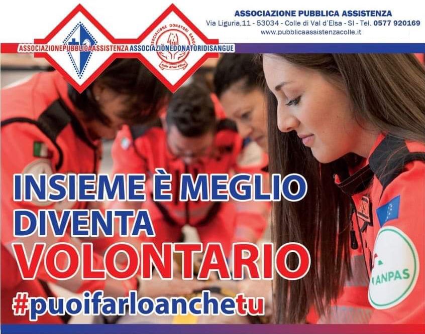 Corso Volontari e Soccorritori Pubblica Assistenza Colle Val d'Elsa
