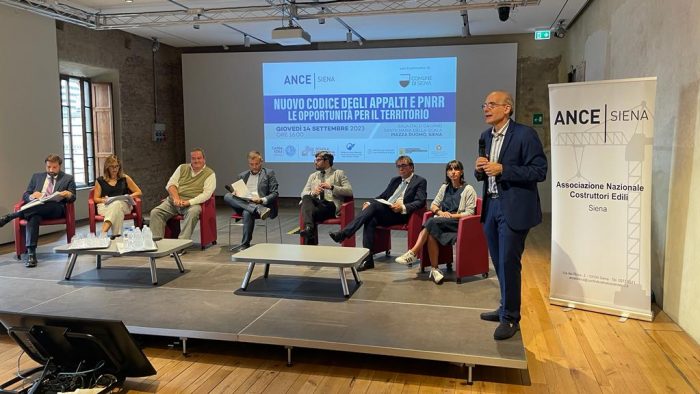 "Nuovo codice appalti diventi un&rsquo;opportunit&agrave;". La filiera delle costruzioni candida Siena a modello virtuoso