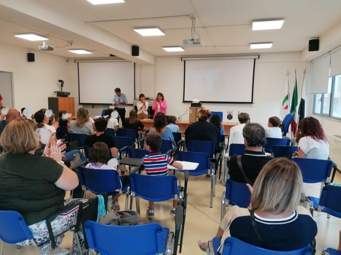 Bambini delle scuole elementari ospiti di Panathlon Club Siena e Coni