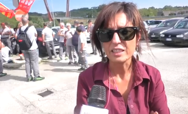 Valdelsa, sciopero Fiom Cgil davanti alla Trigano. "Azienda in salute, no al precariato"