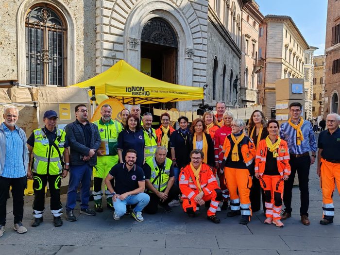 Siena partecipa alle giornate nazionali della campagna &ldquo;Io non rischio &ndash; Buone pratiche di protezione civile&rdquo;