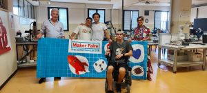 Il Sarrocchi di Siena espone una sedia a rotelle robotica al Maker Faire 2023 di Roma