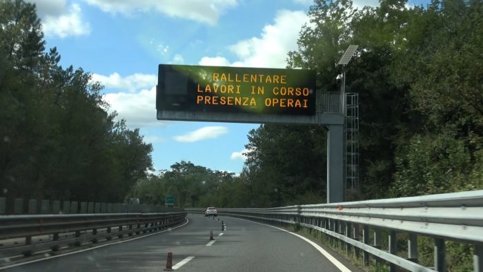 Siena-Firenze, da domani riapre il cantiere tra Poggibonsi Sud e Colle Val d&rsquo;Elsa Nord