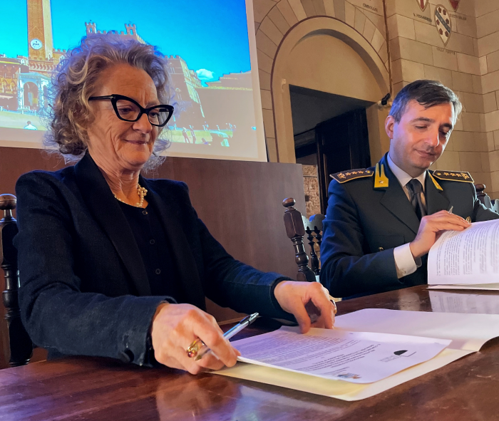 Comune di Siena e Guardia di Finanza, firmato protocollo a tutela dei fondi pnrr
