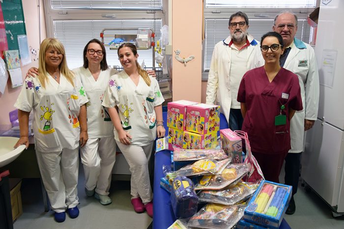 Scotte Siena, donazione dell&rsquo;Associazione Volontari Ospedalieri per gli ambulatori della Pediatria