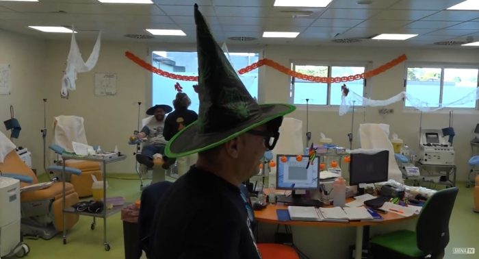 "Una donazione mostruosa", Halloween solidale al Centro Emotrasfusionale di Siena