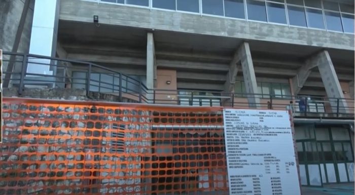 Ritardo lavori Palasport Siena, Frati e Mechini intervengono a Domenica Sport Sera