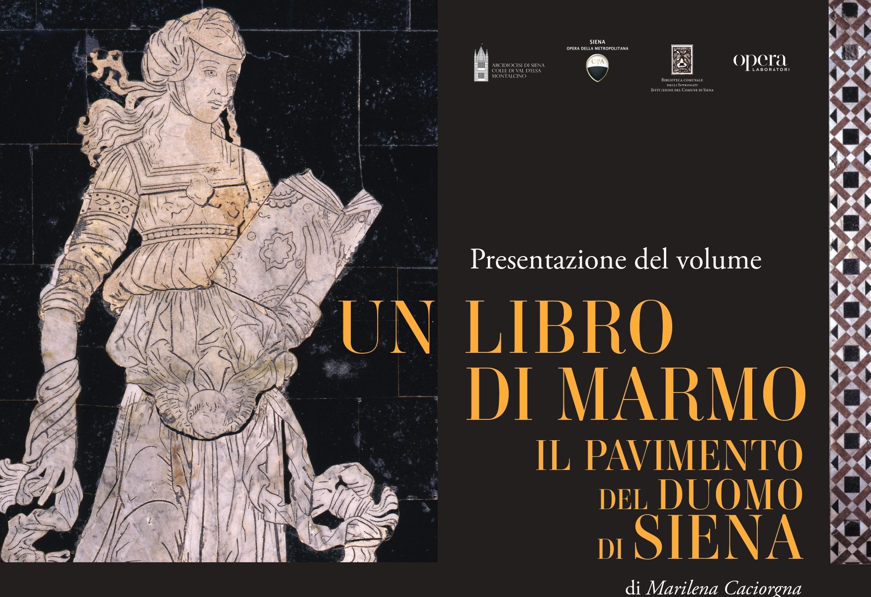 "Un libro di marmo. Il pavimento del Duomo di Siena", presentazione del volume