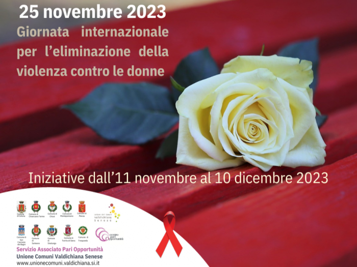25 novembre, le consigliere di Pari opportunità dei 10 Comuni della Valdichiana Senese vanno nelle scuole