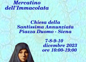 XIV edizione del Mercatino dell’Immacolata: a Siena dal 7 al 10 dicembre