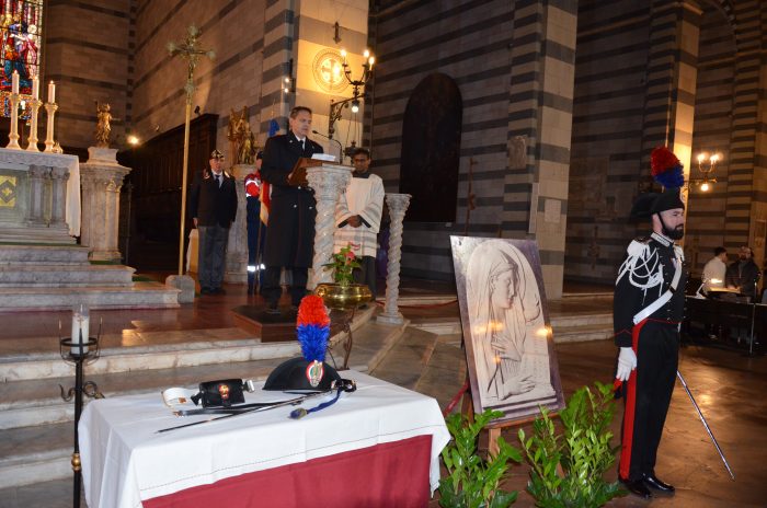 Siena, celebrata in San Francesco la patrona dei Carabinieri, la "Virgo Fidelis"