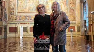 Siena, Patti Smith in visita a Palazzo Pubblico
