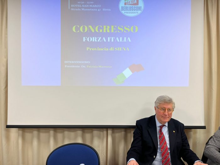 Forza Italia Siena, Alessandro Pallassini confermato coordinatore provinciale