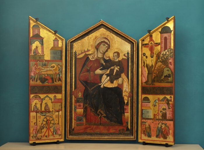 Trittico di Santa Chiara, un altro capolavoro del '200 nella Pinacoteca di Siena