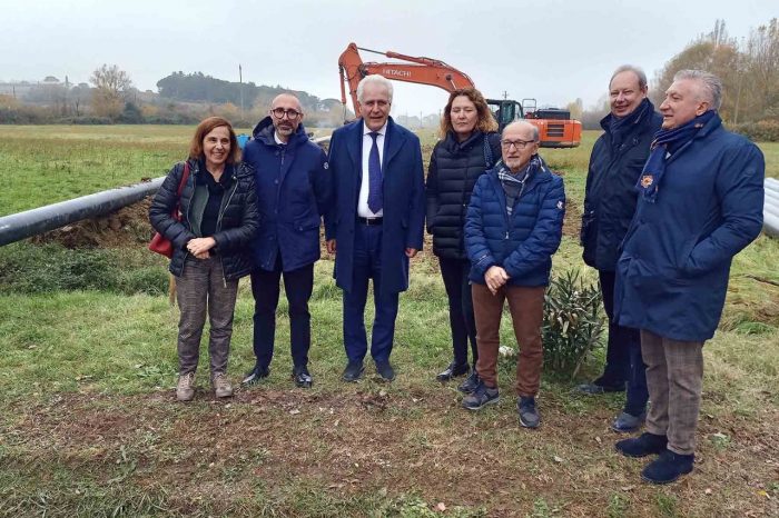 L’acqua della diga di Montedoglio in arrivo nel territorio di Chiusi
