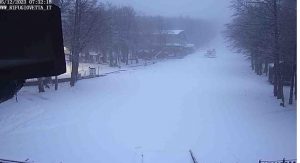 Meteo, la perturbazione porta la neve sul Monte Amiata