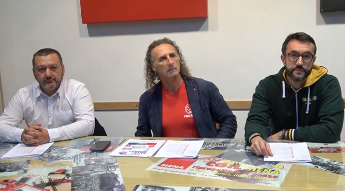 Anche i lavoratori del commercio, turismo e servizi di Siena protestano a Roma