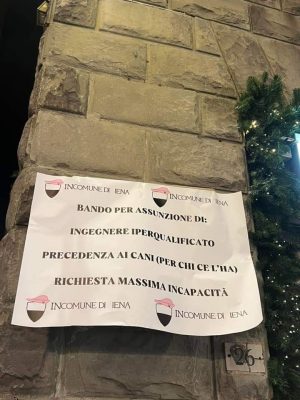 Bando per ingegnere del Comune di Siena, l'ironia pungente dei Goliardi senesi