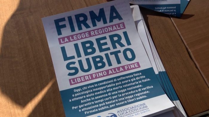 Fine vita medicalmente assistito, l'associazione Luca Coscioni arriva a Siena per la raccolta firme