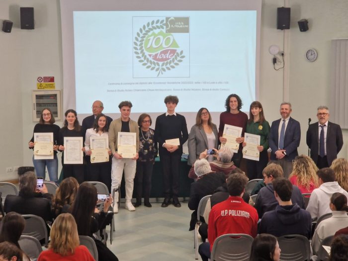 Montepulciano, consegnate le "Eccellenze Scolastiche" ai Licei Poliziani