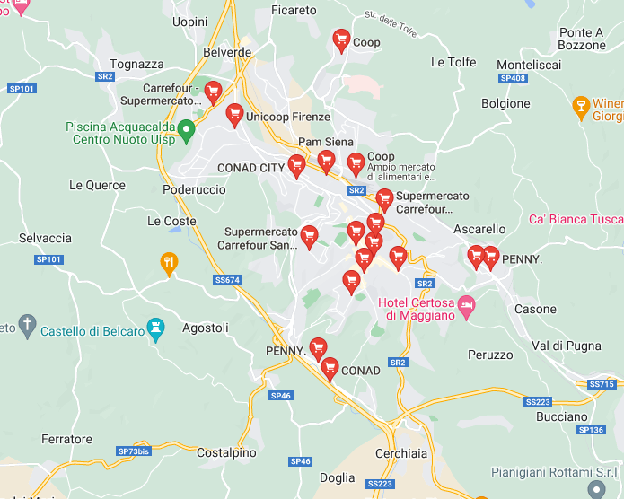 Siena terra di supermercati, uno ogni km². In arrivo due nuove aperture